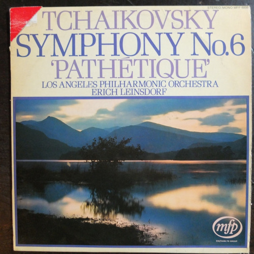 Vinilo Tchaikovsky Symphony N°6  Pathetique  Erich Leinsdorf