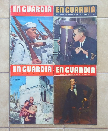 Antiguas Revistas En Guardia Segunda Guerra Mundial Lote X 4