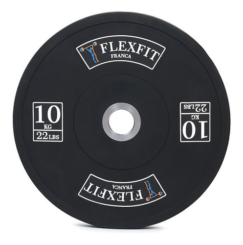 Kit Anilha Bumper Olímpica Cross Training Borracha 40kg 4x10