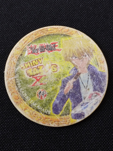 Tazo Yu Gi Oh Shiny X Años Rocket Warrior #14 1996 Original (Usado)