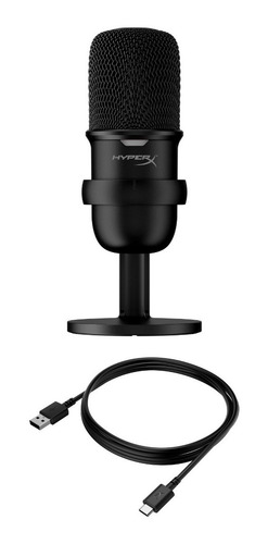 Imagen 7 de 10 de Microfono Usb Hyperx Solocast Streaming Pc Ps4 Mac Gaming