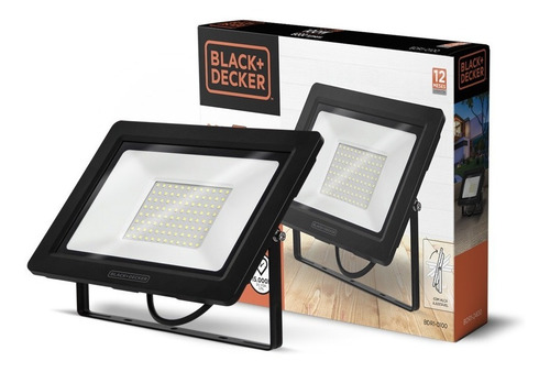 Refletor Led Eco 100w Branca Ip65 100-240v - Black + Decker