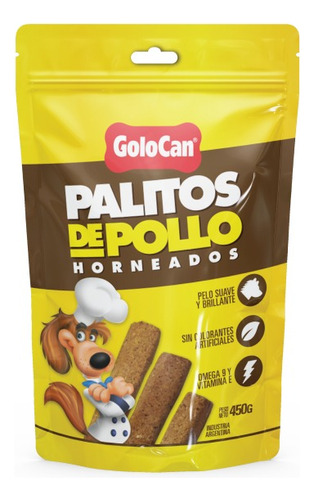 Golocan Palitos De Pollo X 450gr. Pack 3 Unidades