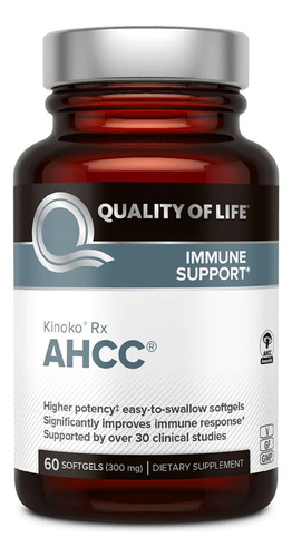 . Suplemento Quality Of Life Premium Ahcc Immune Support