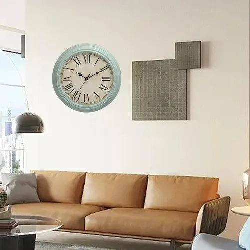 Reloj De Pared Vintage, Grandes Números Romanos,