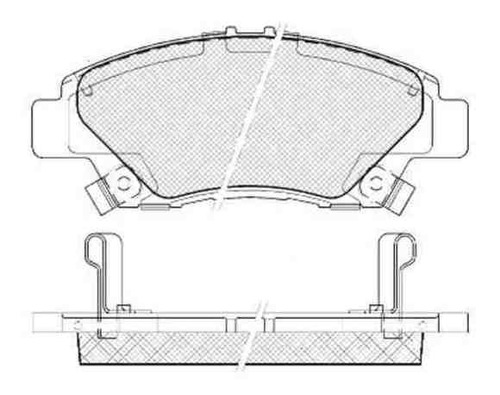 Pastilla De Freno Honda Fit Ii 1.3- 1.5 08/ Delantera