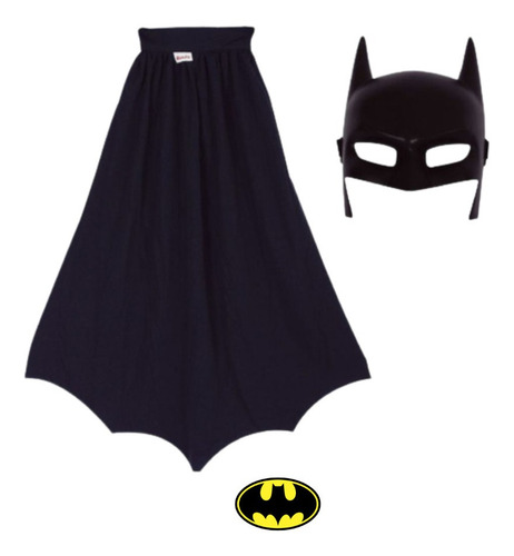 Imagem 3 de 3 de Fantasia Super Herói Batman Aventura Com Acessórios Rosita