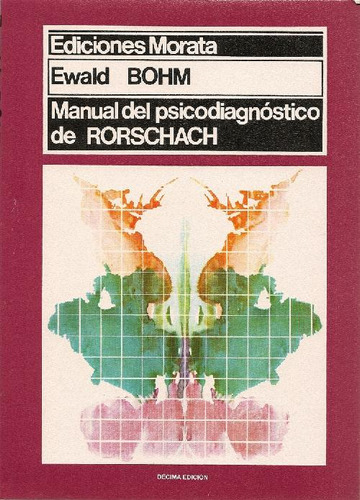 Libro Manual Del Psicodiagnóstico De Rorschach De Ewald Bohm
