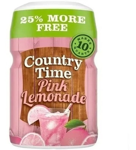 Limonada Rosa Country Time 677.55gr Rinde 9.46lts