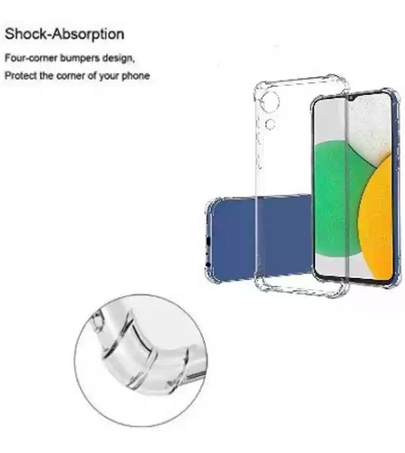 Imagen 8 de 9 de Funda + Vidrio Samsung A03 Core Protector Cristal Case