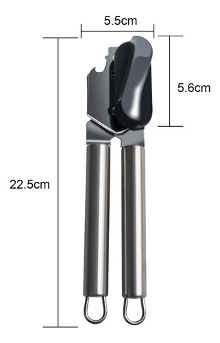 Byvov Acero Inoxidable Manual Del Abridor Con Mango De Servi