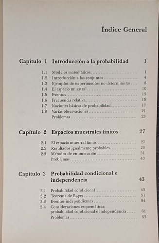 Libro Probabilidad Y Aplicaciones Estadísticas - Meyer