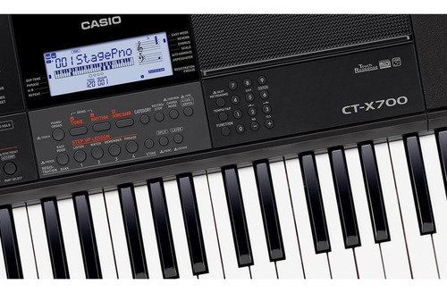 Casio Ctx-700 Teclado 61 Teclas Paquete Funda Base