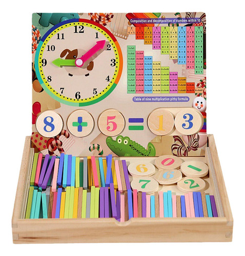 Juguete Montessori Para Contar Bloques De Números Y