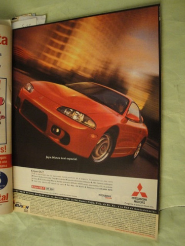 Publicidad Mitsubishi Eclipse Gs-t Año 1998