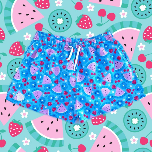 Imagen 2 de 4 de Traje De Baño Hombre Sandía Pecora Short Malla