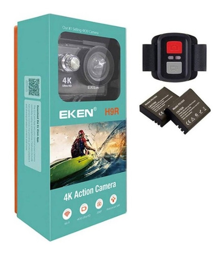 Camara De Accion Eken H9 Ultra Hd 4 K/30fps 20mp Waterproof 