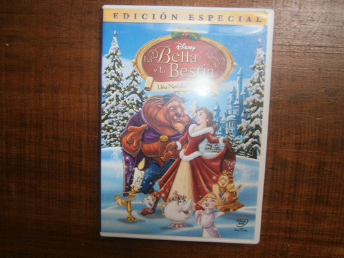 La Bella Y La Bestia Una Navidad Encantada Dvd Walt Disney 