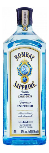 Gin London Dry 1,75 Litros Bombay Sapphire