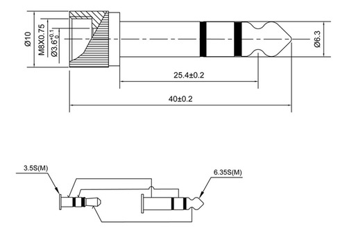 Conector De Con Enchufe Jack Estéreo, Xlr Macho De Estilo A