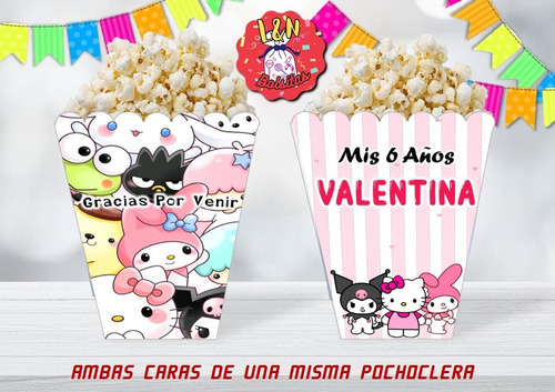 Cajitas Pochocleras Personalizadas, Pack X40 Kitty Y Sus Amigos