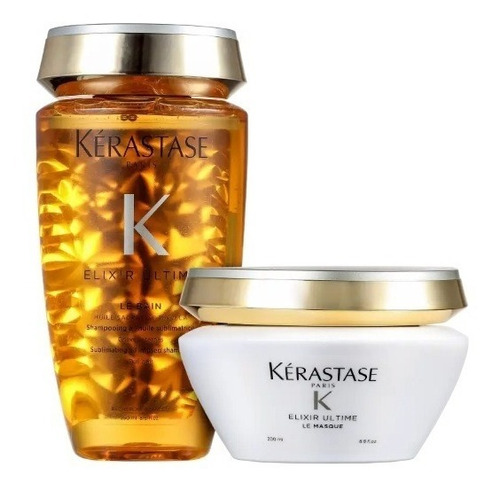 Kit Kérastase Elixir Ultime Masque (2 Produtos) Shampoo+masc