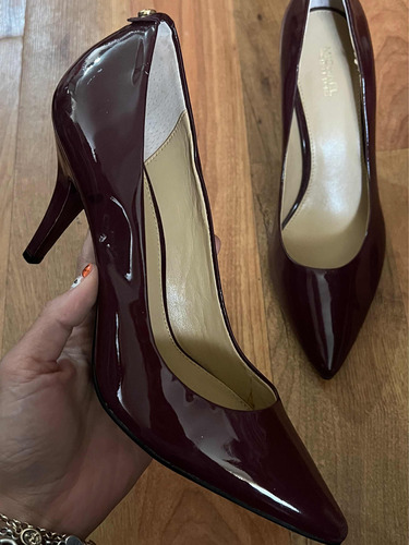 Padrisimos Zapatos Tacones Michael Kors Mk Wine 25 Originale