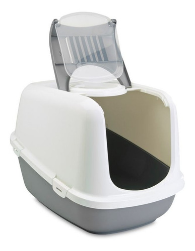 Baño Sanitario Para Gato Gris 56x39x38,50cm + Envio