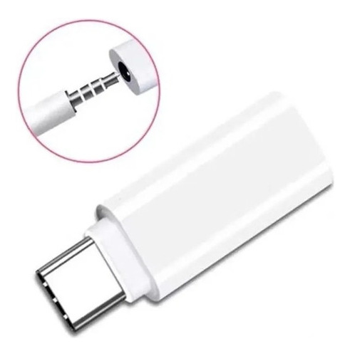 Adaptador Usb Tipo C A Jack 3.5mm Hembra Somos Tienda Física