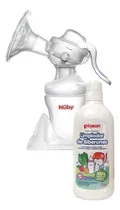 Comprar Combo Extractor Manual De Leche Nuby +limpiador Pigeon 12955