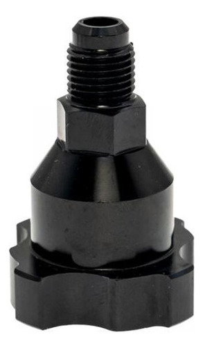 5 Conector Adaptador De Rosca 1p Negra De 10 Mm