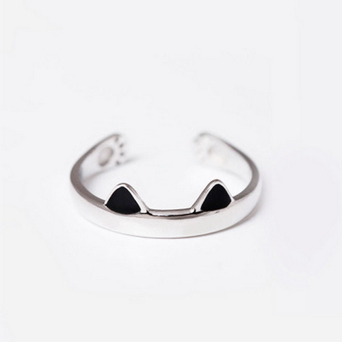 Anillo De Gato Moderno Ajustable 