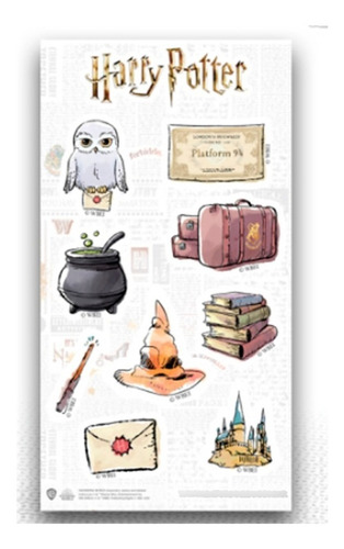 Stickers Vinílicos Harry Potter Varios Modelos Lic. Oficial