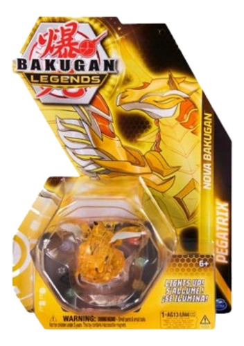 Spin Master Bakugan Legends Pegatrix Gold Nova Bakugan