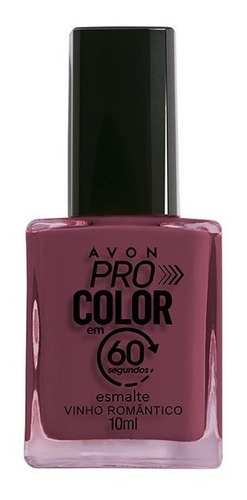 Imagem 1 de 1 de Avon - Pro Color 60 Segundos - Esmalte - Vinho Romântico