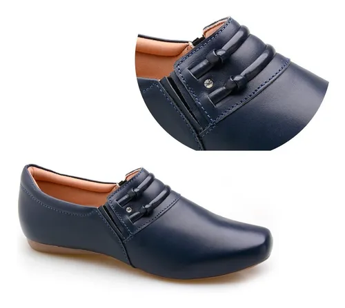 Sapato azul sale marinho para enfermeira