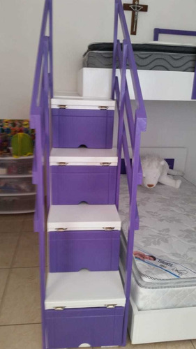 Imagen 6 de 9 de Litera Infantil 5 Piezas Totalmente Desmontable.
