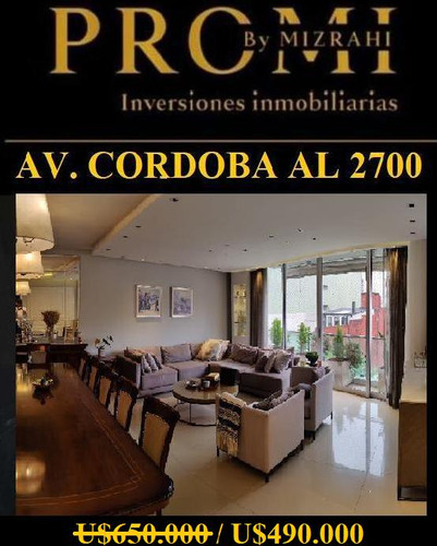 Av. Cordoba Al 2700 Exclusivo Piso De 226 M2 De Planta - Barrio Norte