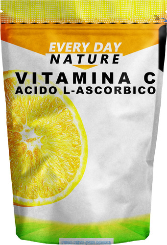 Vitamina C Pura X 500 Gr, Acido Ascorbico Sin Sabor Agregado