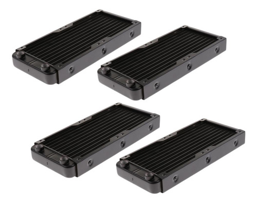 4x Computador Alumínio Radiador Água Cooling Para Cpu