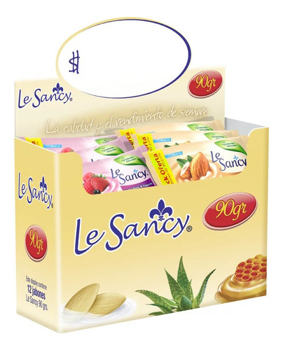 Jabon En Barra Le Sancy Mix 12*90gr(1 Display)-super