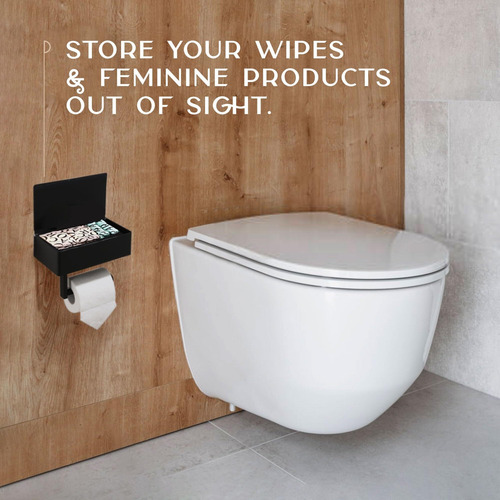 Soporte De Papel Higiénico Con Estante, Cualquier Baño