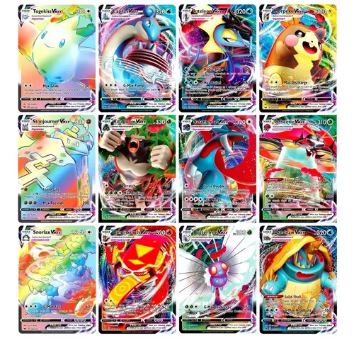 Kit Cartas Raras 6 Cartas Pokemon Charizard Vmax V Gx