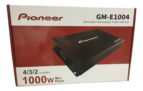 Amplificador Pioneer 4 Canales 1000 W Gm-e1004 