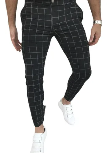Pantalones de cuadros de hombre hotsell