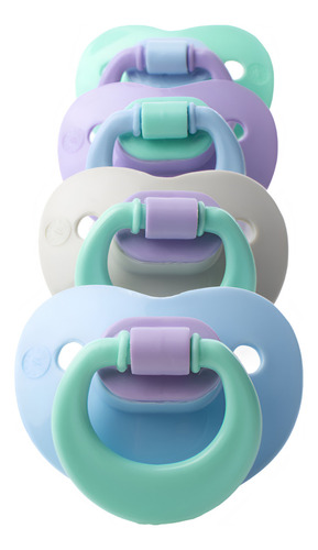 Chupones Para Bebé Recien Nacido Ortodontico 4 Color Celeste