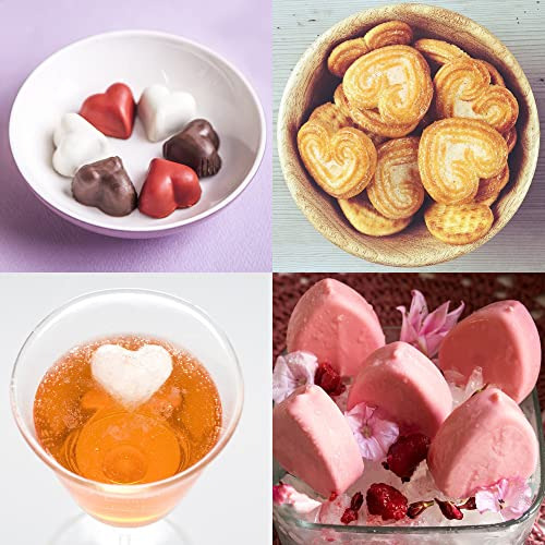Molde Silicona Corazón, 3 Packs 12 Cavidades - Repostería,