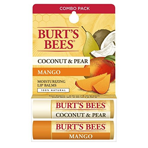 Burts Bees 100% Bálsamo Labial Hidratante Natural Coco Y Pe