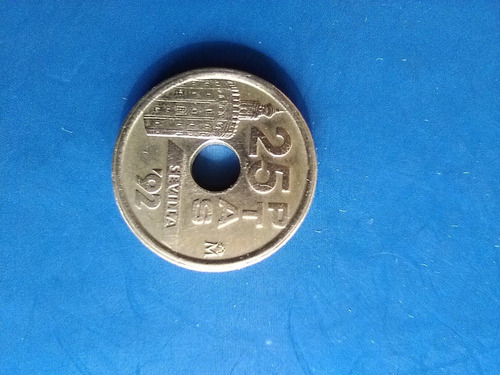 Moneda Sevilla Moneda 25 Pesetas Año 1992