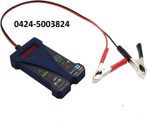 Imagen 2 de 5 de Analizador Digital De Batería De 12v (voltímetro)